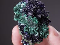 AZURITE with MALACHITE