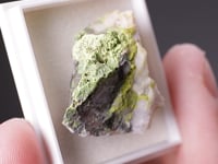 GARTRELLITE with QUARTZ