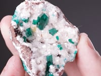 DIOPTASE with CALCITE