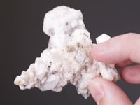 CALCITE with PYROLUSITE