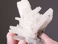 CERUSSITE (Reticulated snowflake twin)
