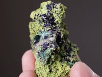 GARTRELLITE with AZURITE and MALACHITE
