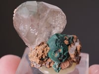 CERUSSITE   with MALACHITE
