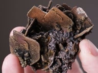WULFENITE with GOETHITE MOTTRAMITE and SMITHSONITE