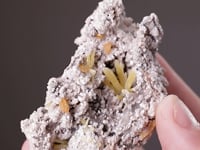 MIMETITE with WULFENITE on DOLOMITE