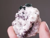 MALACHITE with CUPRITE on DOLOMITE