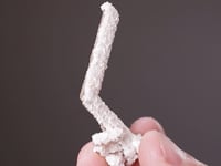 CERUSSITE with CALCITE