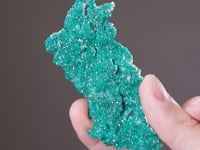 DIOPTASE on DOLOMITE