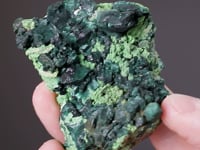 MALACHITE ps. after AZURITE and BAYLDONITE ps. after MIMETITE
