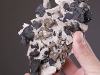 CHALCOPYRITE with CALCITE  and PYRITE
