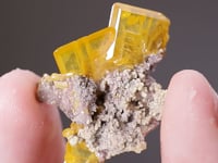 WULFENITE with MIMETITE