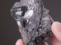 POLYBASITE  with FLUORITE