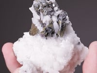 PYRARGYRITE with QUARTZ