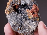 HUTCHINSONITE with ORPIMENT  and PYRITE