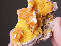 WULFENITE   with MIMETITE