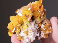 WULFENITE   with MIMETITE