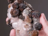 SIDERITE   on QUARTZ