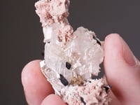 EPIDIDYMITE with AEGIRINE  and RHODOCHROSITE