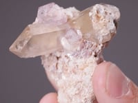 FLUORAPATITE with QUARTZ