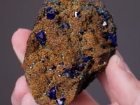 AZURITE with MALACHITE