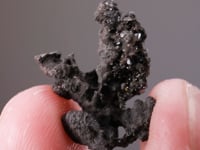 NATIVE ARSENIC with CALCITE and PROUSTITE