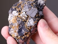 GALENA   with SIDERITE and QUARTZ