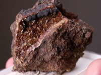METACINNABAR with SIDERITE  and NATIVE MERCURY