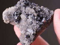 PYRARGYRITE   on CALCITE