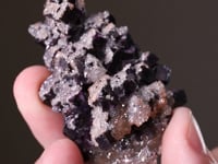 FLUORITE   with QUARTZ