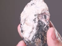 CLAUSTHALITE   with CALCITE