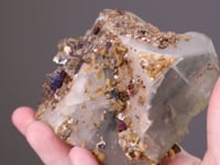 FLUORITE with DOLOMITE and CHALCOPYRITE