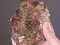 FLUORITE with CHALCOPYRITE