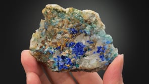 LINARITE on QUARTZ