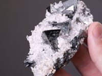 TETRAHEDRITE with CALCITE and QUARTZ