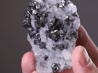 BOURNONITE   on QUARTZ