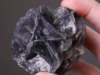 CALCITE  with BOULANGERITE inclusions