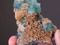 FLUORITE with CALCITE