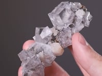 FLUORITE with CALCITE