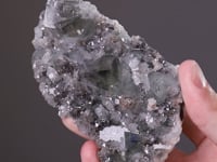 FLUORITE with QUARTZ