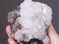CERUSSITE with QUARTZ and GALENA