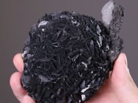 CALCITE with  BOULANGERITE inclusions   QUARTZ and  TETRAHEDRITE