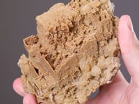 SIDERITE Pseudomorph After CALCITE with QUARTZ