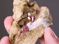CINNABAR, SIDERITE and QUARTZ