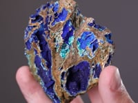 AZURITE with TYROLITE