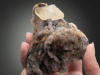 CALCITE on FLUORITE