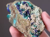 TYROLITE with AZURITE MALACHITE on DOLOMITE