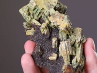 BOURNONITE Coated With BINDHEIMITE
