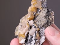 BARYTE with CALCITE  and PYRITE