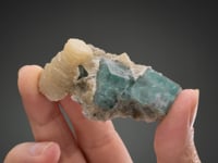 FLUORITE with CALCITE