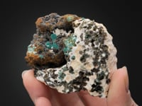 AURICHALCITE with HEMIMORPHITE and BARYTE